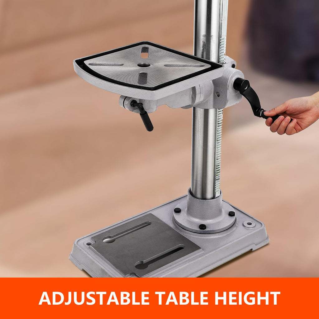 15 in Benchtop Drill Press with 7.5 Amp Variable Speed Tilting Worktable T48345