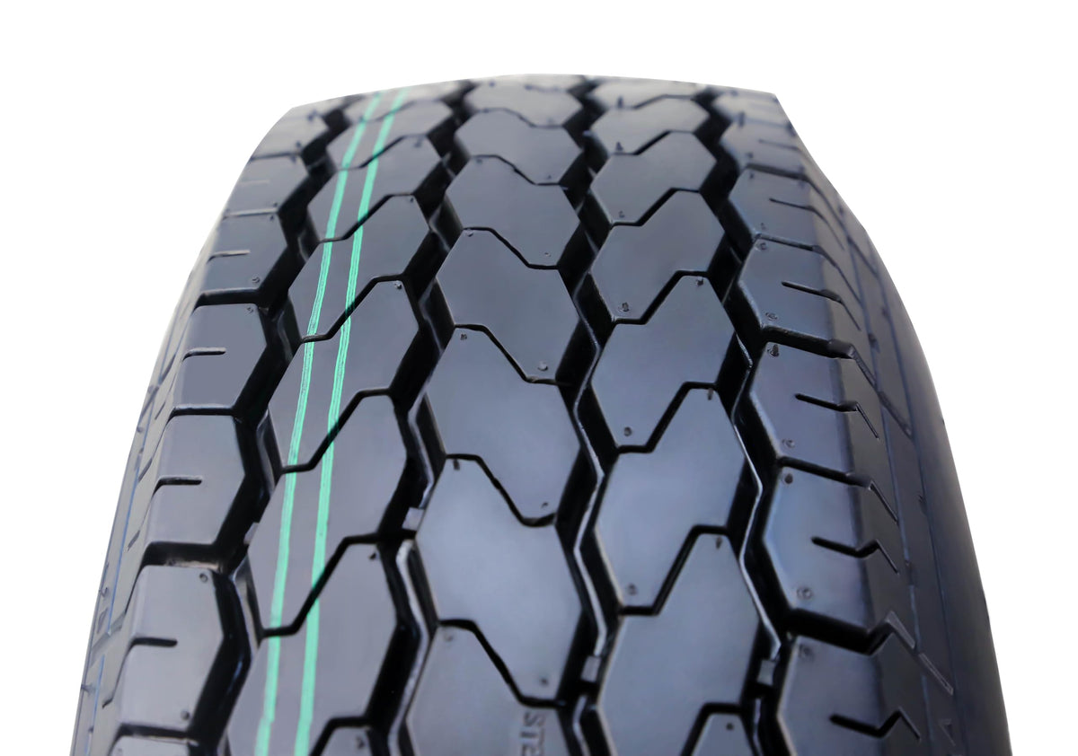 Trailer Tire Wheel ST205/75D15 6PR 101L 5X4.5 White Spoke Pk2 O72928