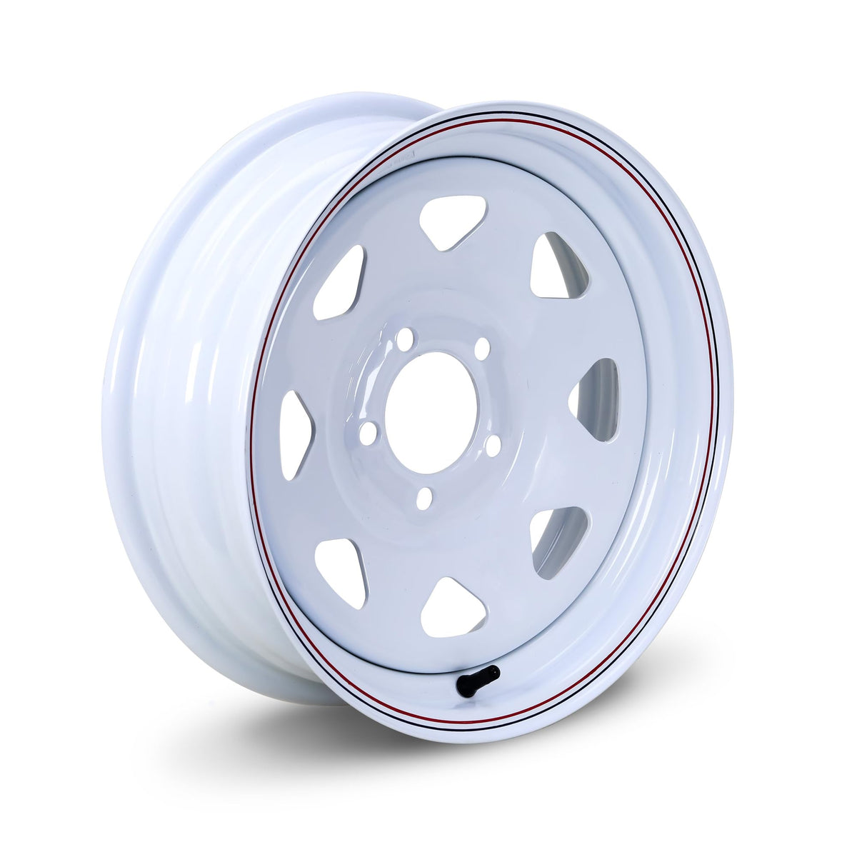 Trailer Tire Wheel ST205/75D15 6PR 101L 5X4.5 White Spoke Pk2 O72928
