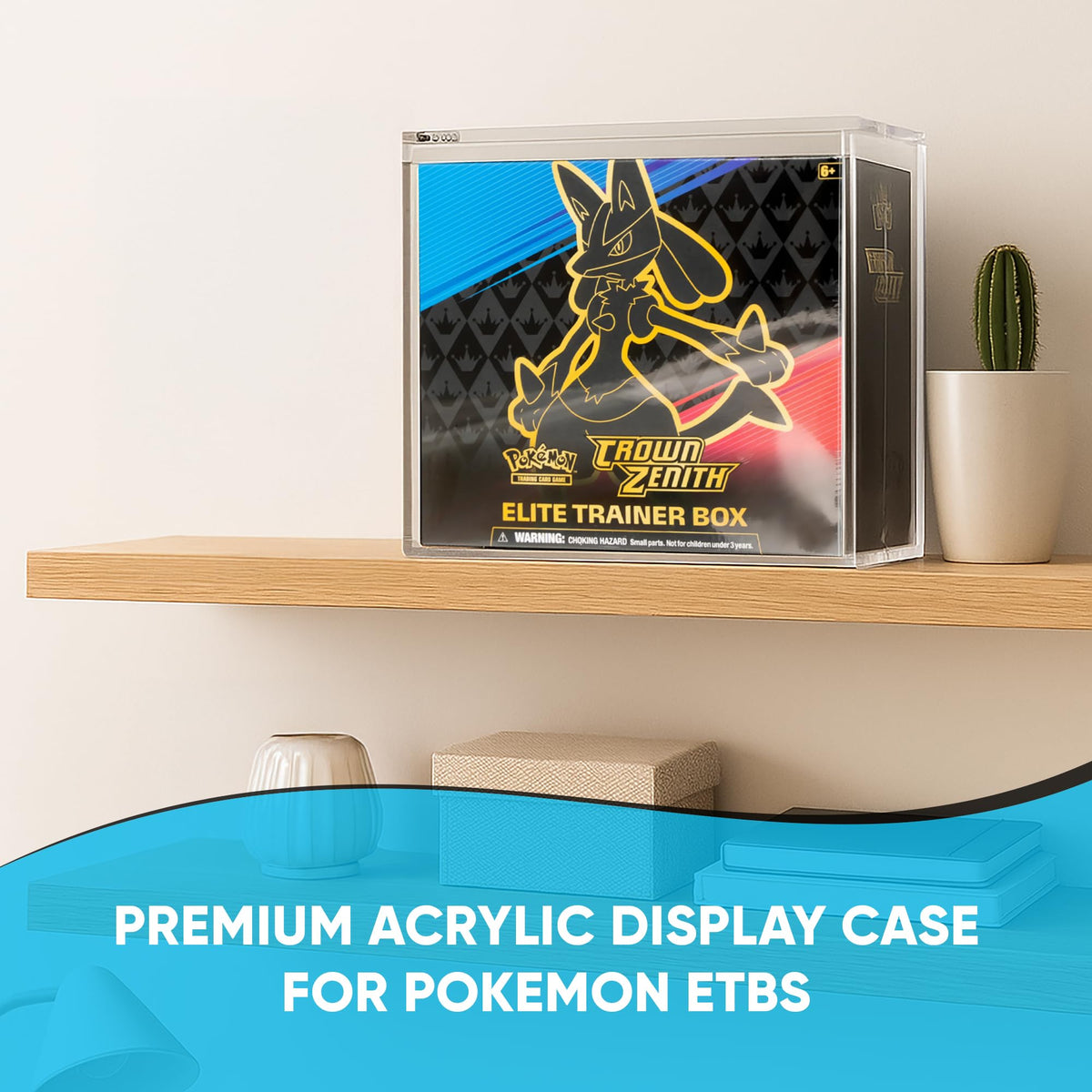 Acrylic Display Case with Magnetic Lid R800