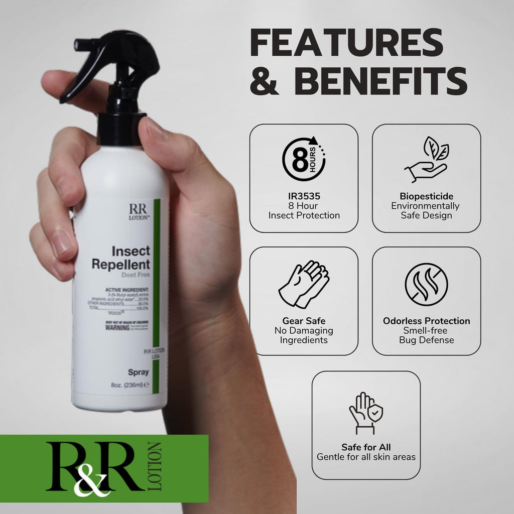 Insect Repellent Spray 8 Hour Protection 32oz Bottle M8174
