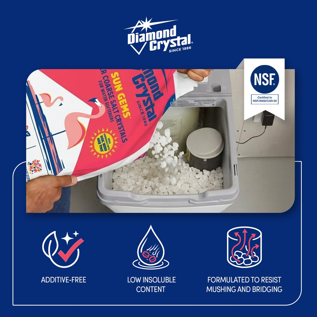 2 Pack Super Coarse Water Softener Salt, 40 Pounds L242