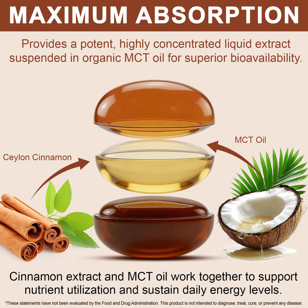 Cinnamon Capsules 300 Softgels with MCT Oil O962