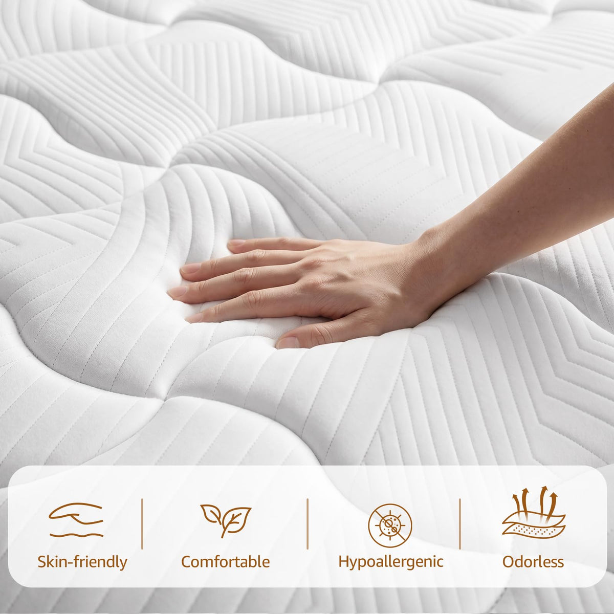 12 Inch Medium Firm Hybrid Full Mattress O4261