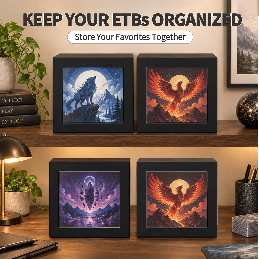 Black Cardboard Magnetic Display Box 4 Pack I839768