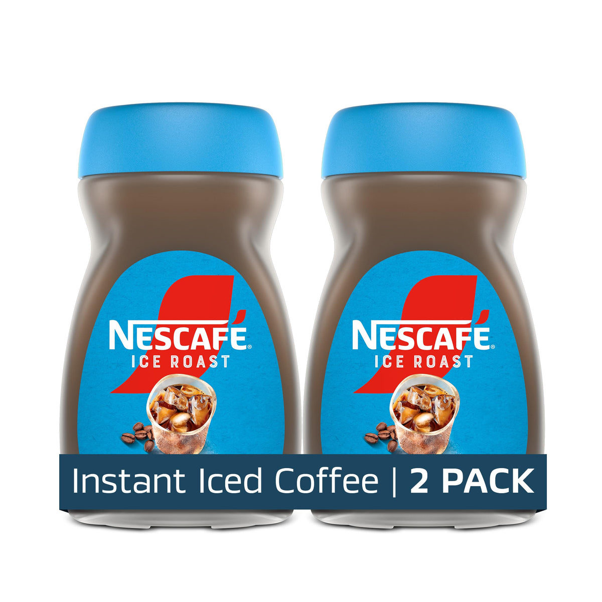 Instant Iced Coffee, 2 Jars 6 oz T7952