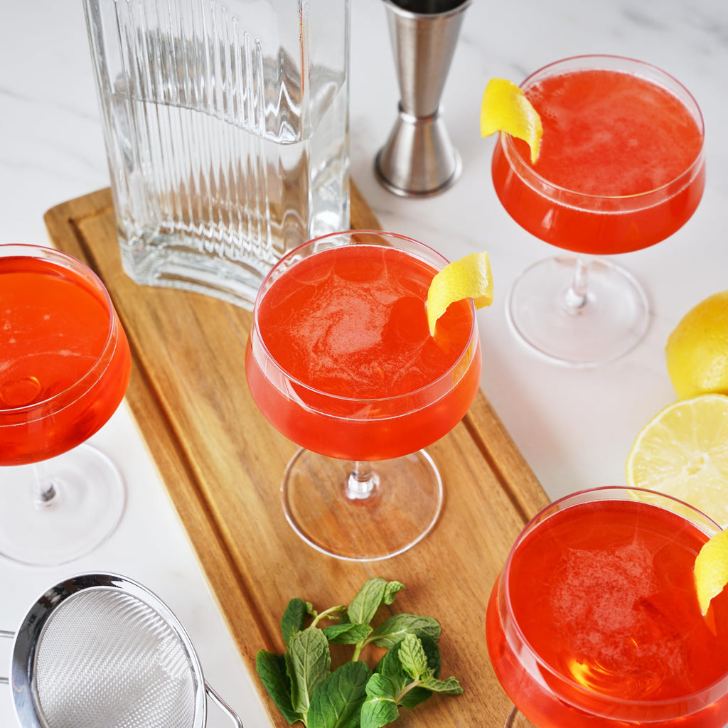 Crystal Coupe Cocktail Glasses Set of 4 M132
