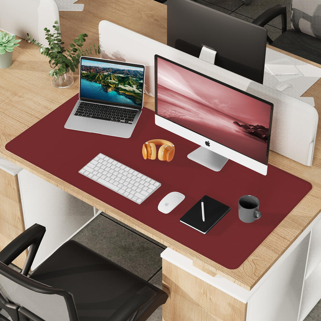 Cork & PU Leather Desk Mat 47" x 23.6" Q786