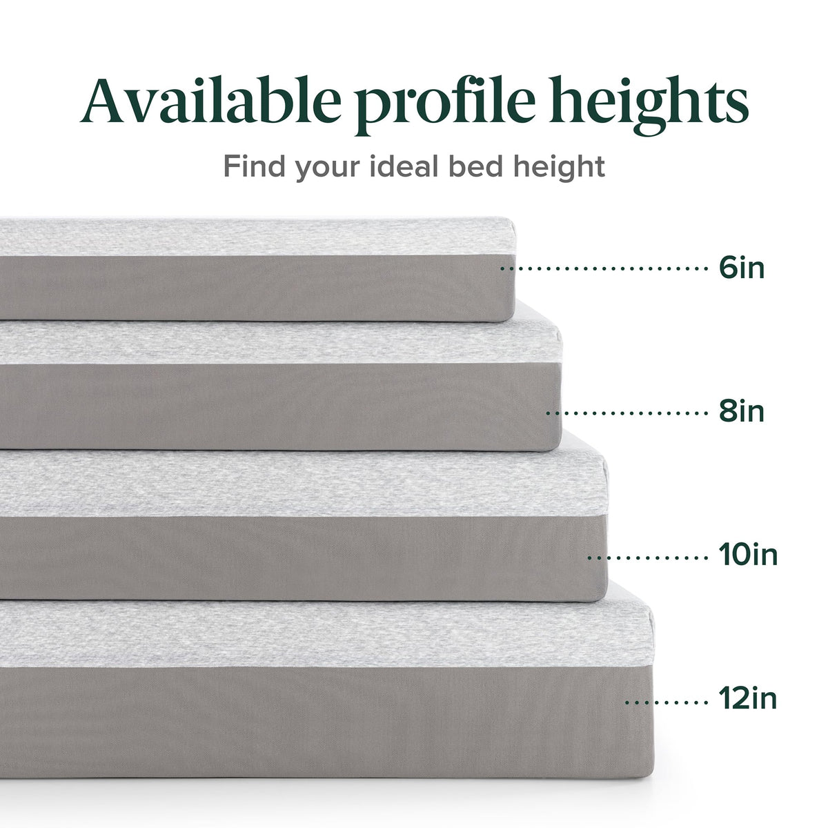 8 Inch Memory Foam Mattress, Twin, Medium Firm T368318
