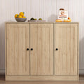 Buffet Cabinet with 3 Doors and Adjustable Shelf Z950