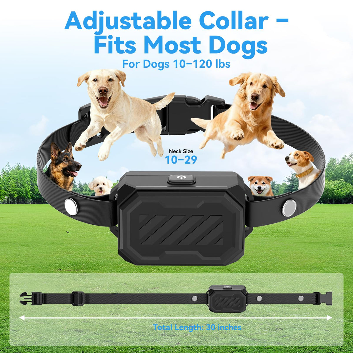 Wireless Dog Fence with Waterproof Collar, Up to 1 Acre O1683