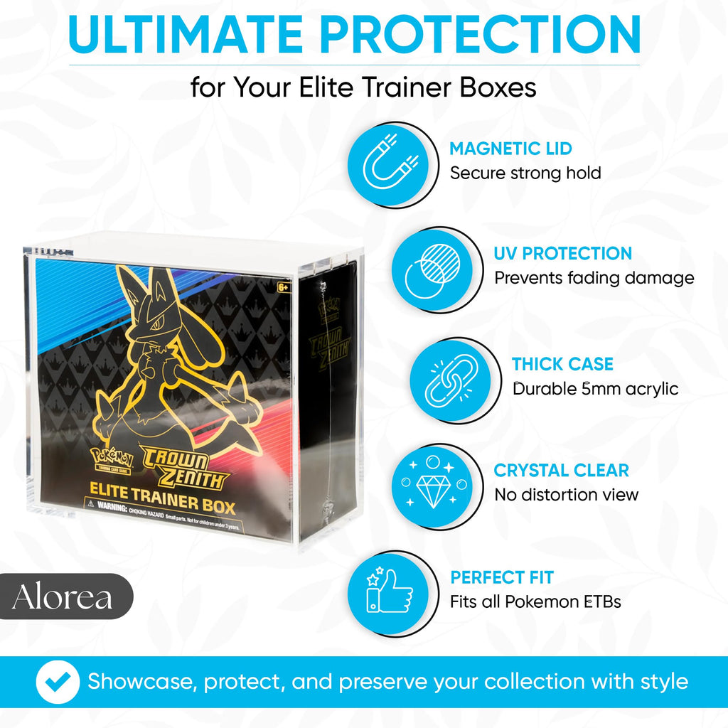 Acrylic Display Case with Magnetic Lid R800