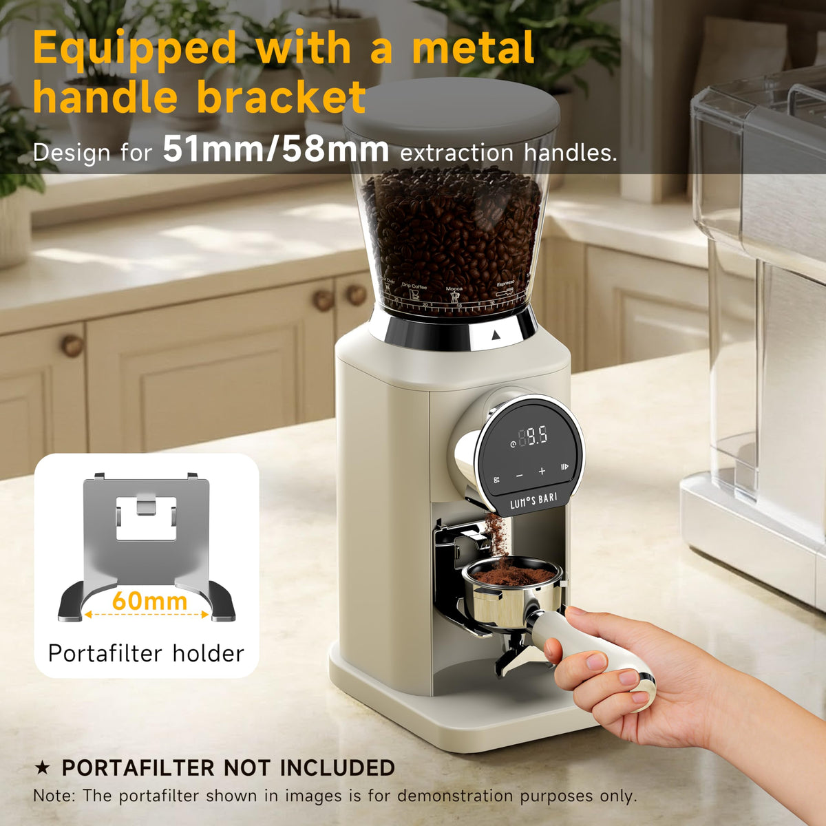 Conical Burr Coffee Grinder, 34 Settings P6459