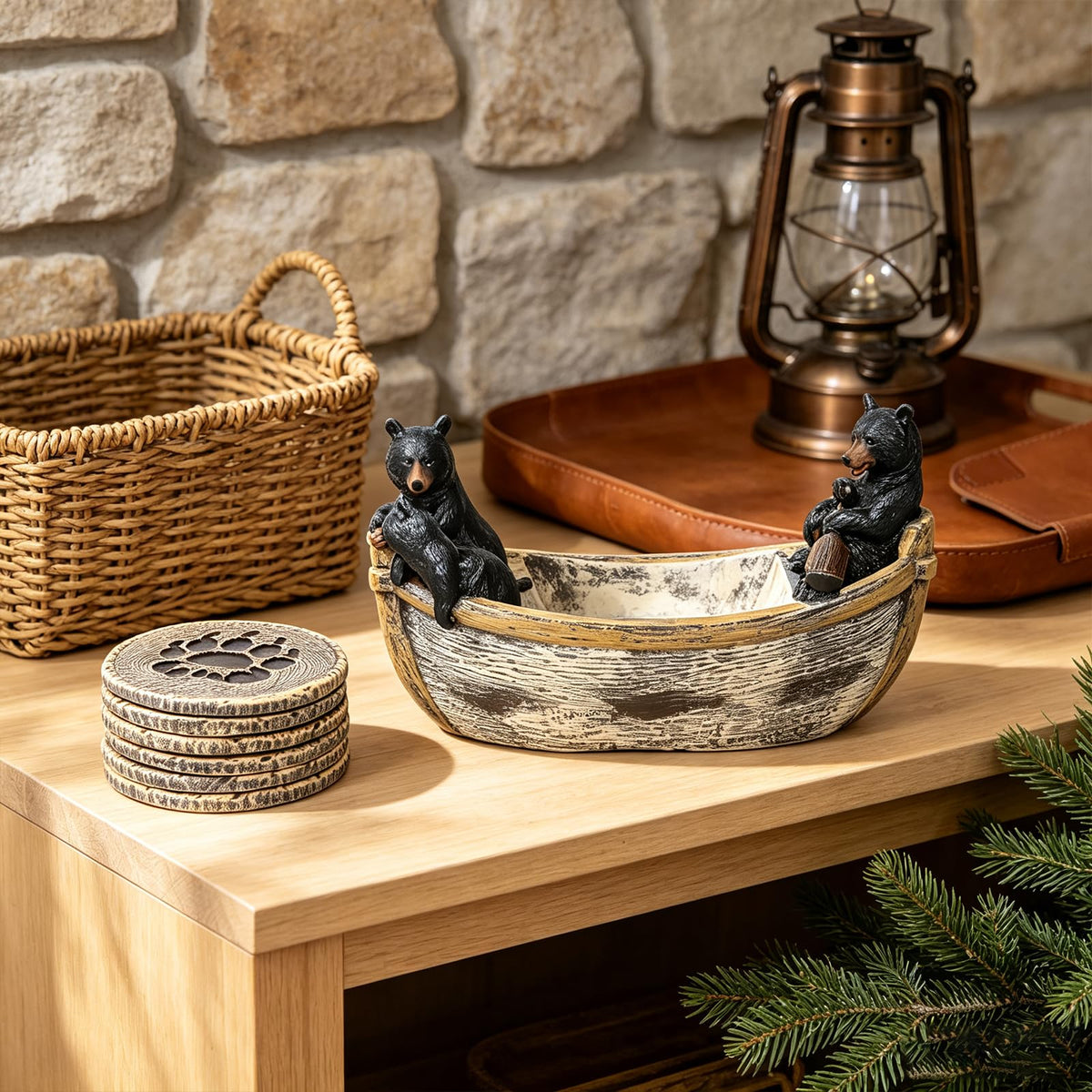6 Non-Slip Bar Coasters D821261