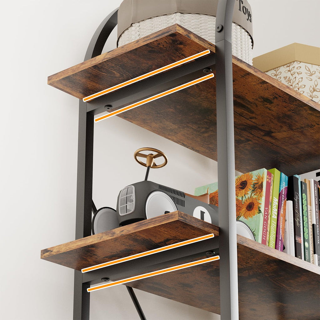 5 Tier Arched Bookshelf A507