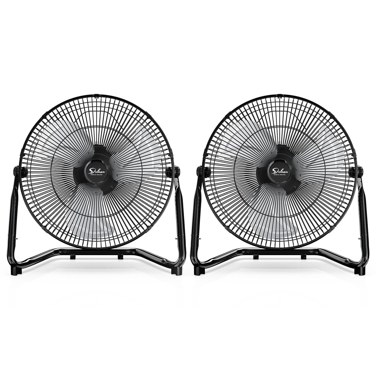20" 3-Speed High Velocity Industrial Floor Fan, 2 Pack U6486