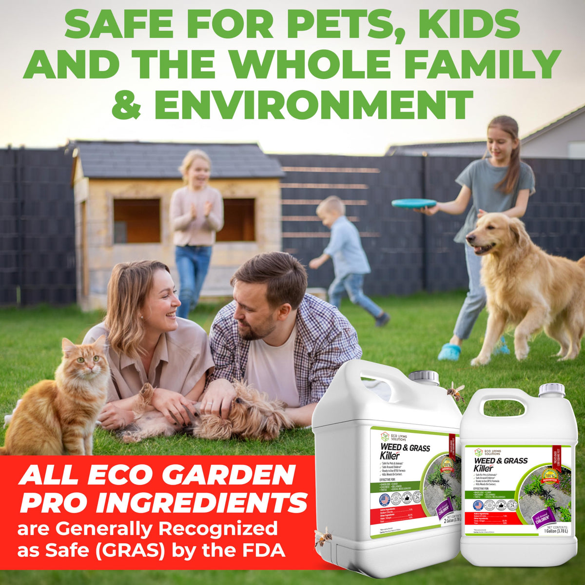 Organic Vinegar Weed Killer Spray Ready Herbicide 1 Gallon T486269