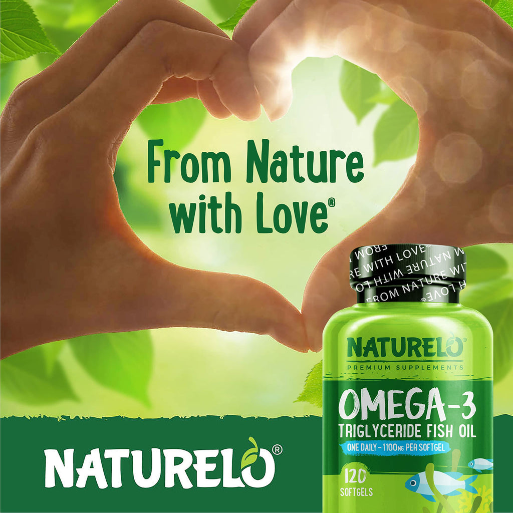 Omega 3 Fish Oil Supplement 1100mg 120 Softgels Z980696