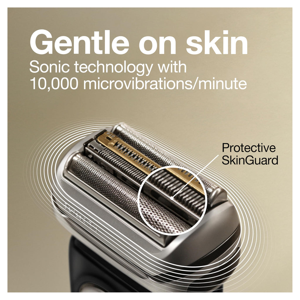 Electric Waterproof Foil Razor with Beard Trimmer T47114