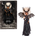 Black Gown Doll with Knee-High Boots and Wings I6822