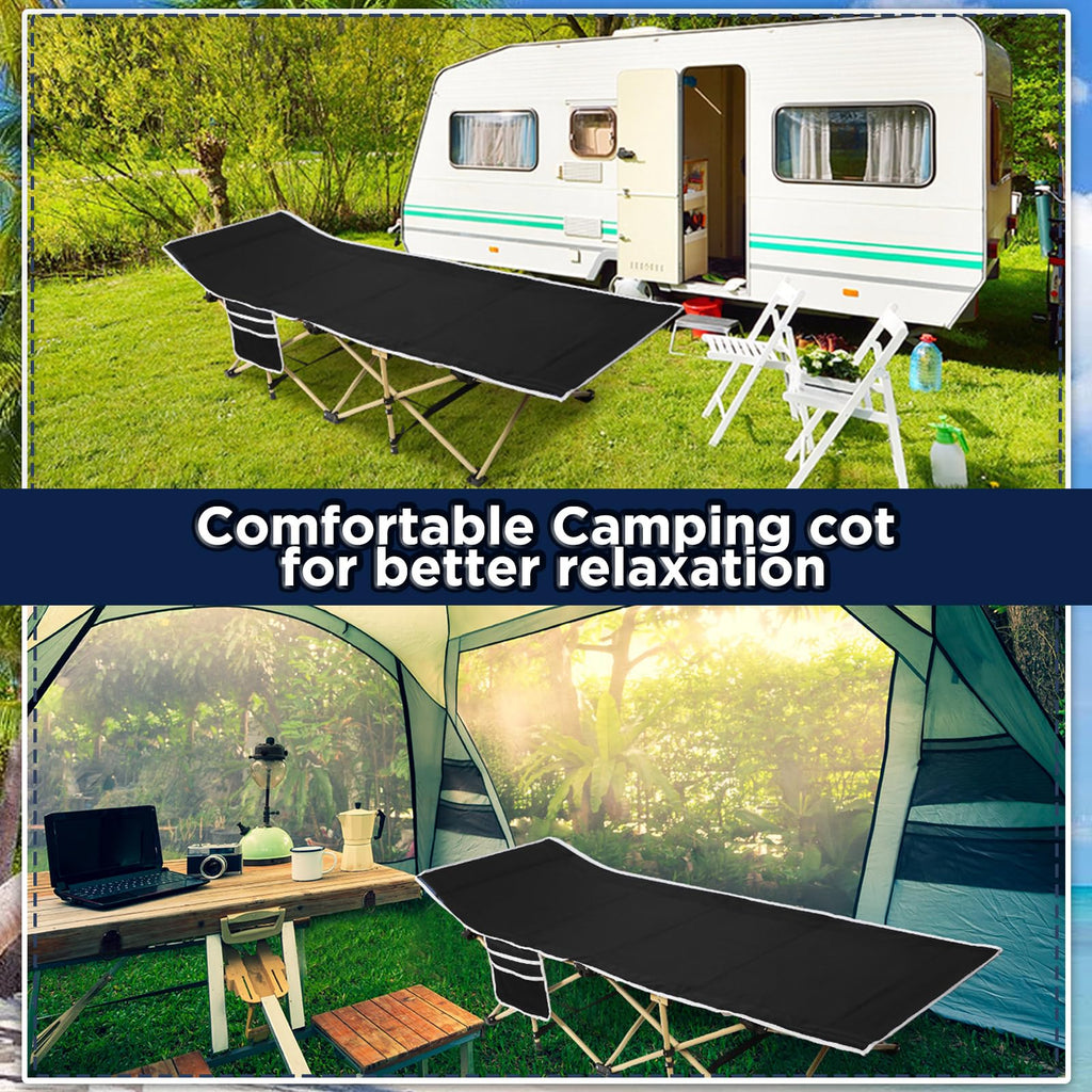 2 Pack Camping Cot with Carry Bag O6588