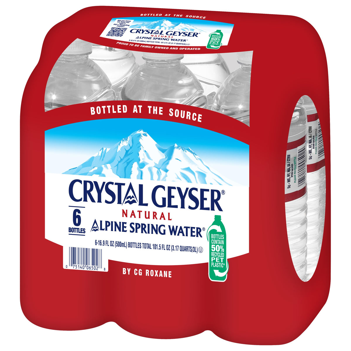 Natural Alpine Spring Water 16.9 Fl Oz (pack of 6) Z804287