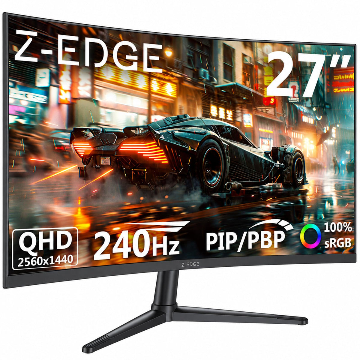 27 inch Curved QHD 1440P 240Hz Gaming Monitor C23853