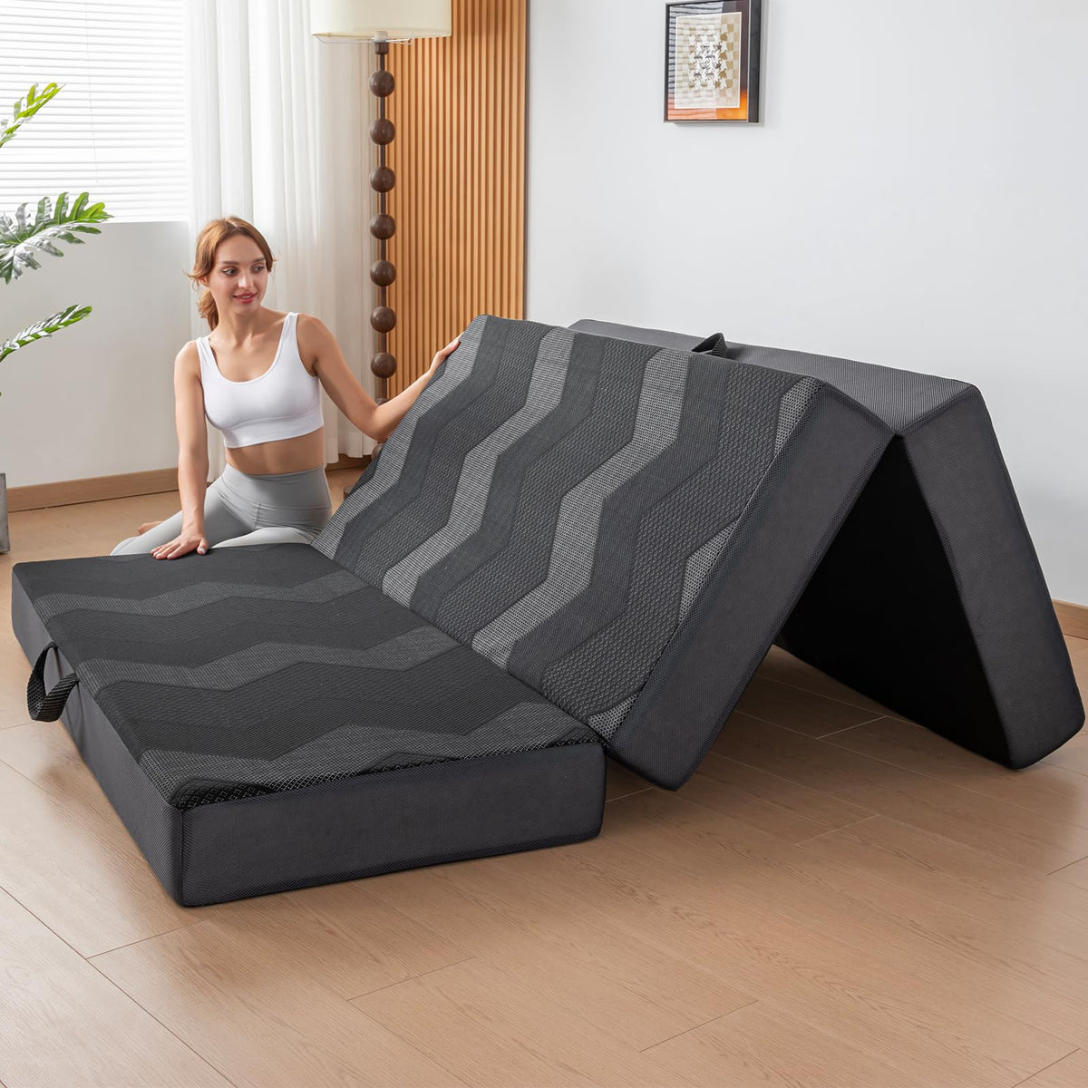 Foldable Memory Foam 6 inch Queen Mattress E3249