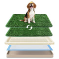 Dog Grass Pad with Tray, 2 Washable Grass Pads L8816