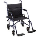 Folding Transport Wheelchair with 19 inch Seat L678648