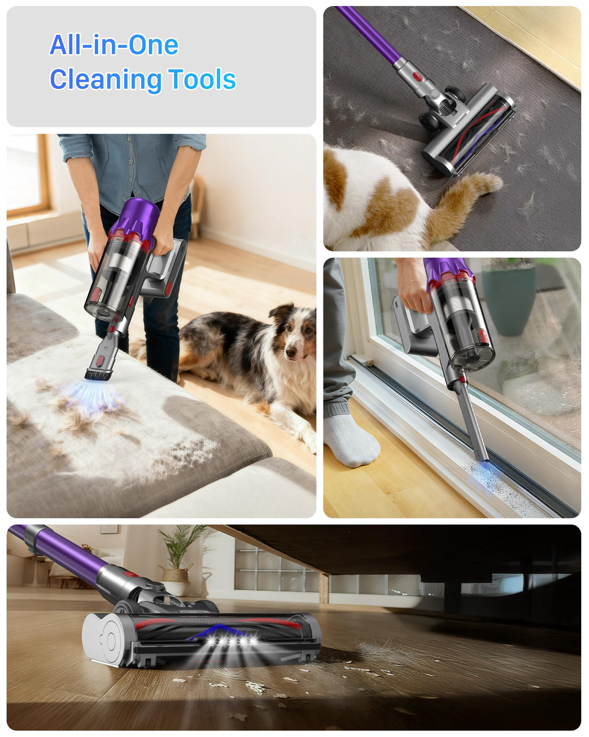 Cordless Stick Vacuum with HEPA Filter K373