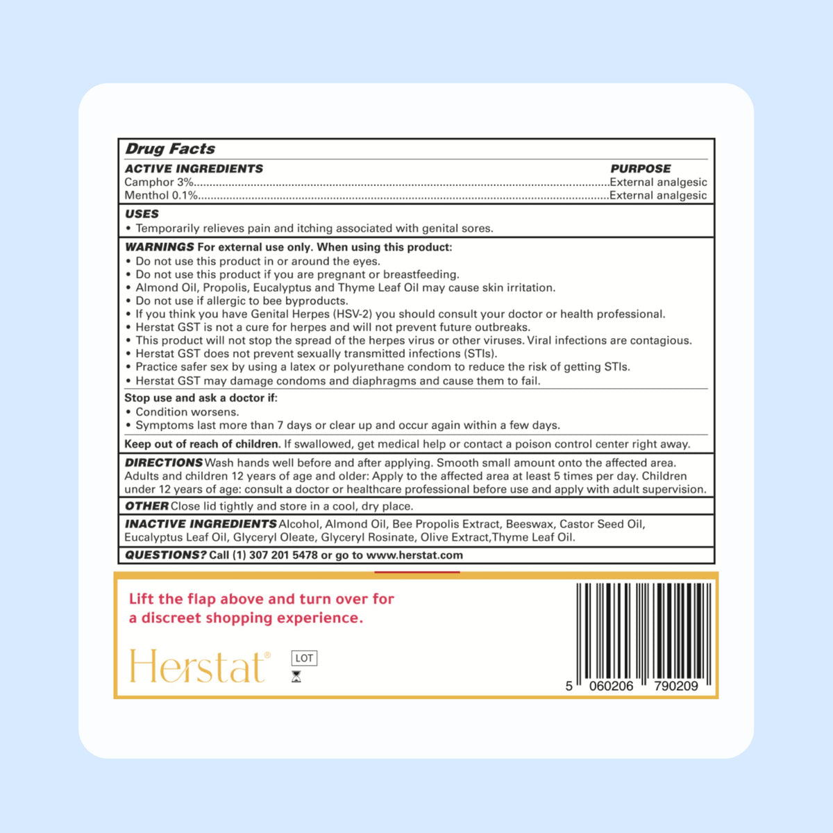 1 Oz Genital Sore Treatment I839300