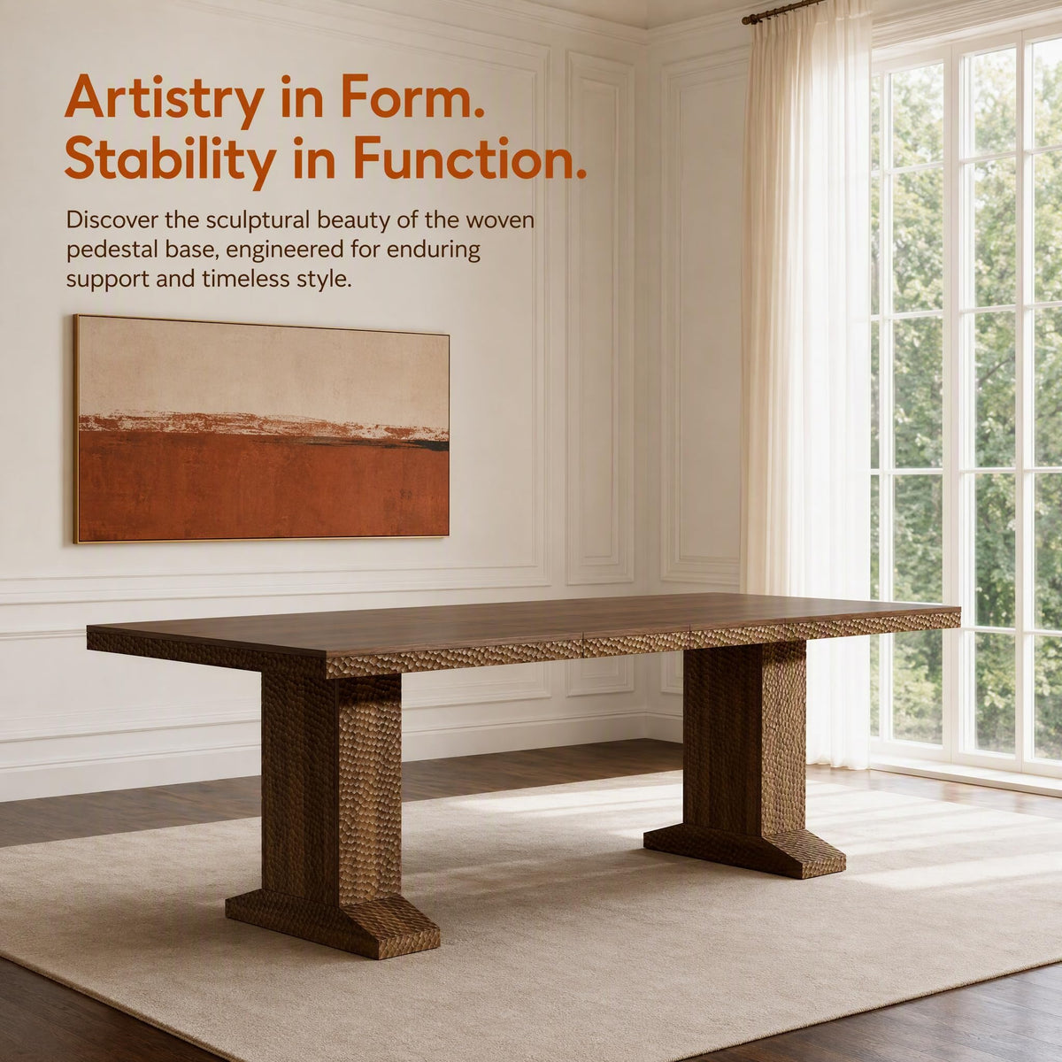 Extendable Dining Table Set for 8 S6999
