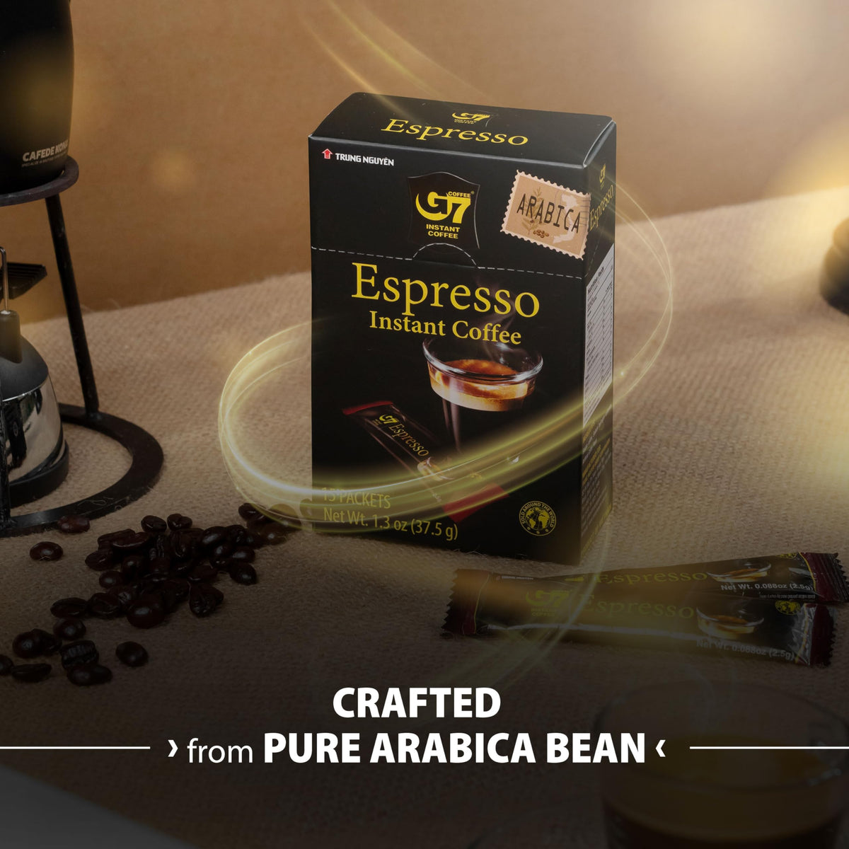 Pure Black and Espresso Instant Coffee H183
