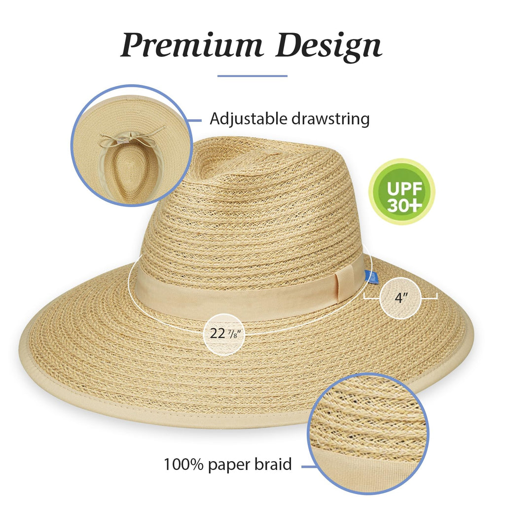 Women's Wide Brim Fedora N142