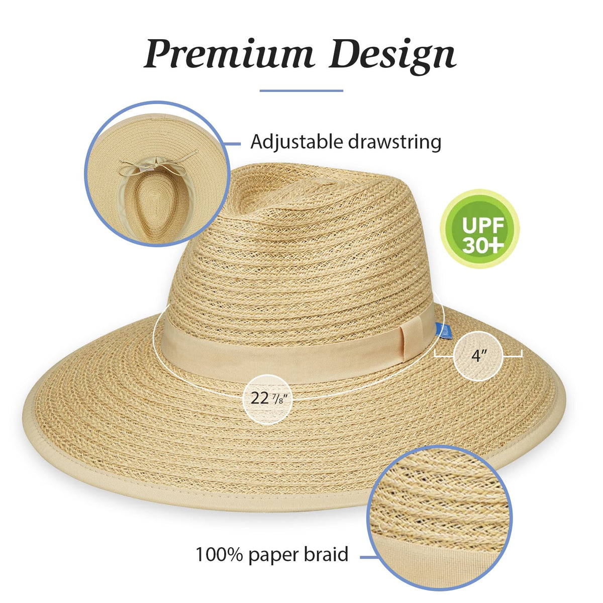 Women's Wide Brim Fedora N142