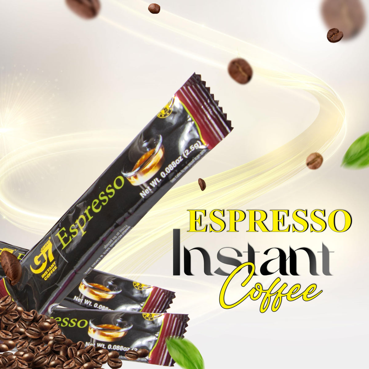 Pure Black and Espresso Instant Coffee H183