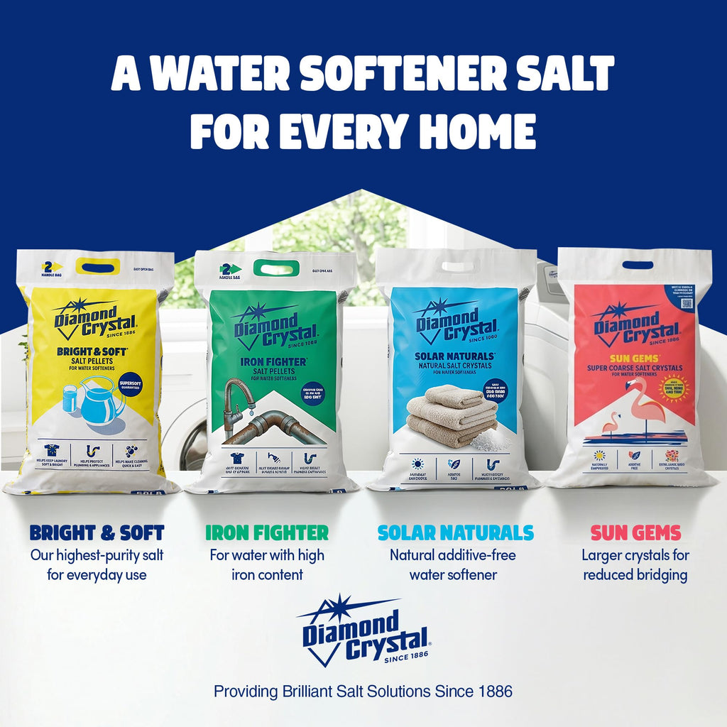 2 Pack Super Coarse Water Softener Salt, 40 Pounds L242