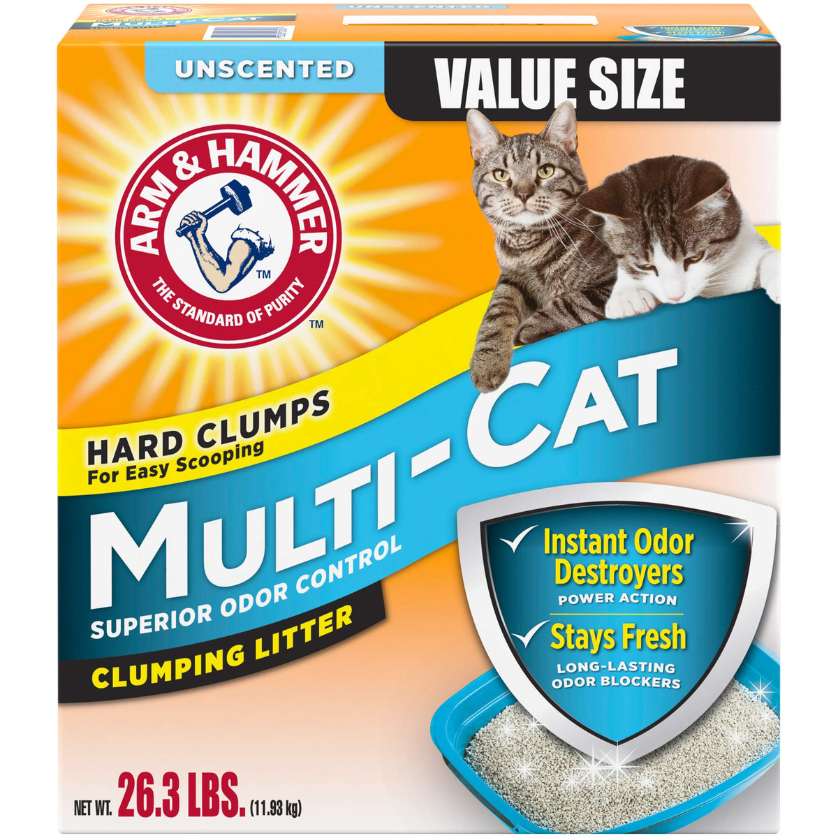 Unscented Clumping Cat Litter 26.3lb P907
