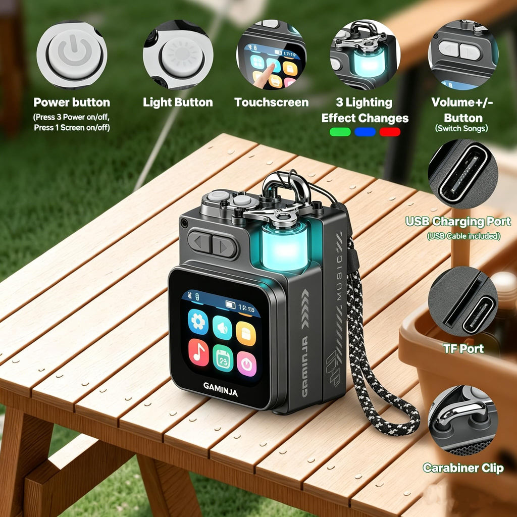 Portable Wireless Bluetooth Speaker with Alarm Clock M4448