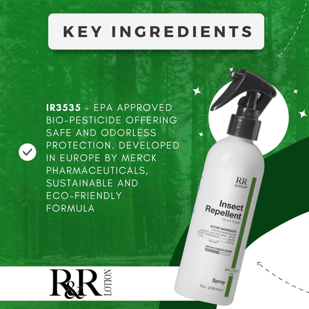 Insect Repellent Spray 8 Hour Protection 32oz Bottle M8174