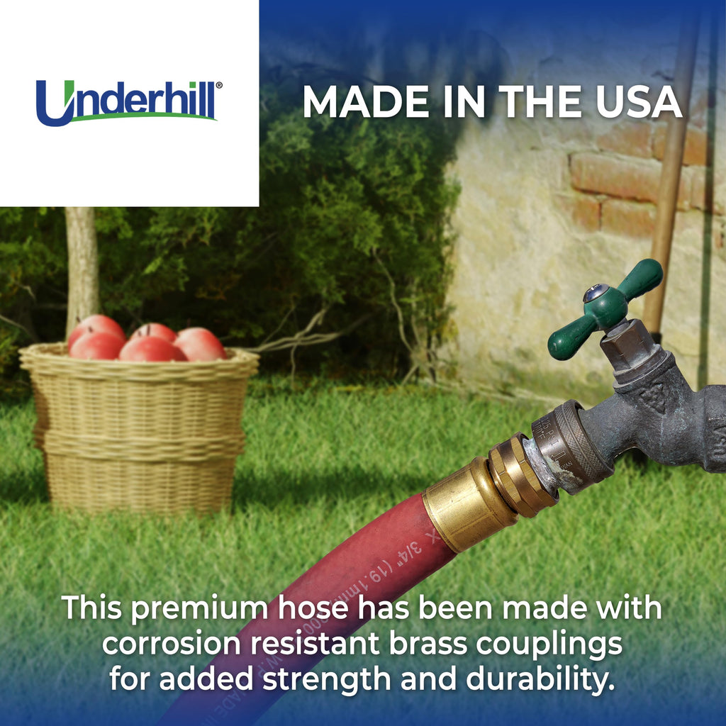 100 ft Rubber Flexible Anti-Kink Garden Water Hose H7453