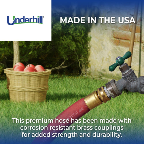 100 ft Rubber Flexible Anti-Kink Garden Water Hose H7453