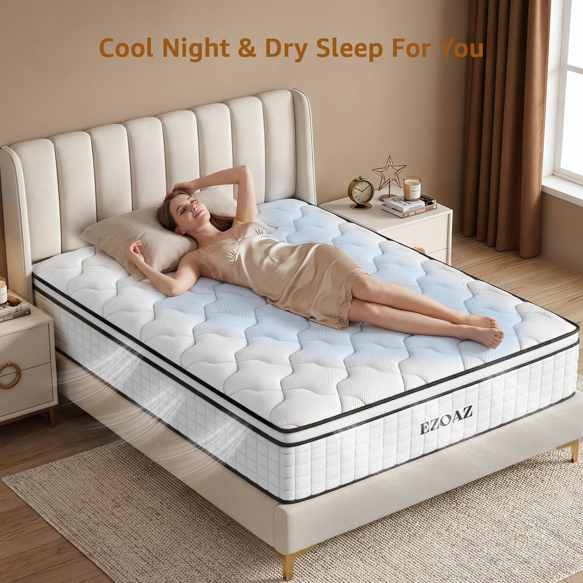 12 Inch Medium Firm Hybrid Full Mattress O4261