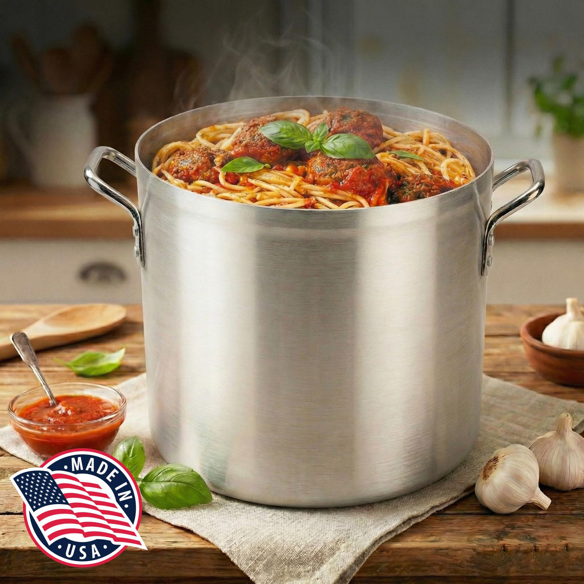 60 Quart Aluminum Stock Pot L602142