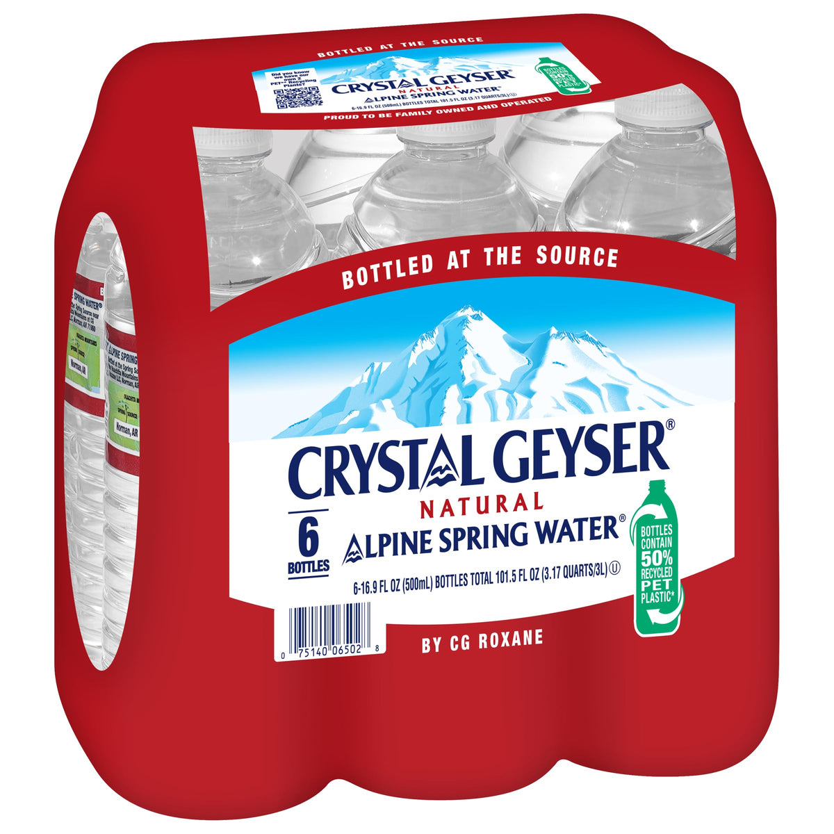 Natural Alpine Spring Water 16.9 Fl Oz (pack of 6) Z804287