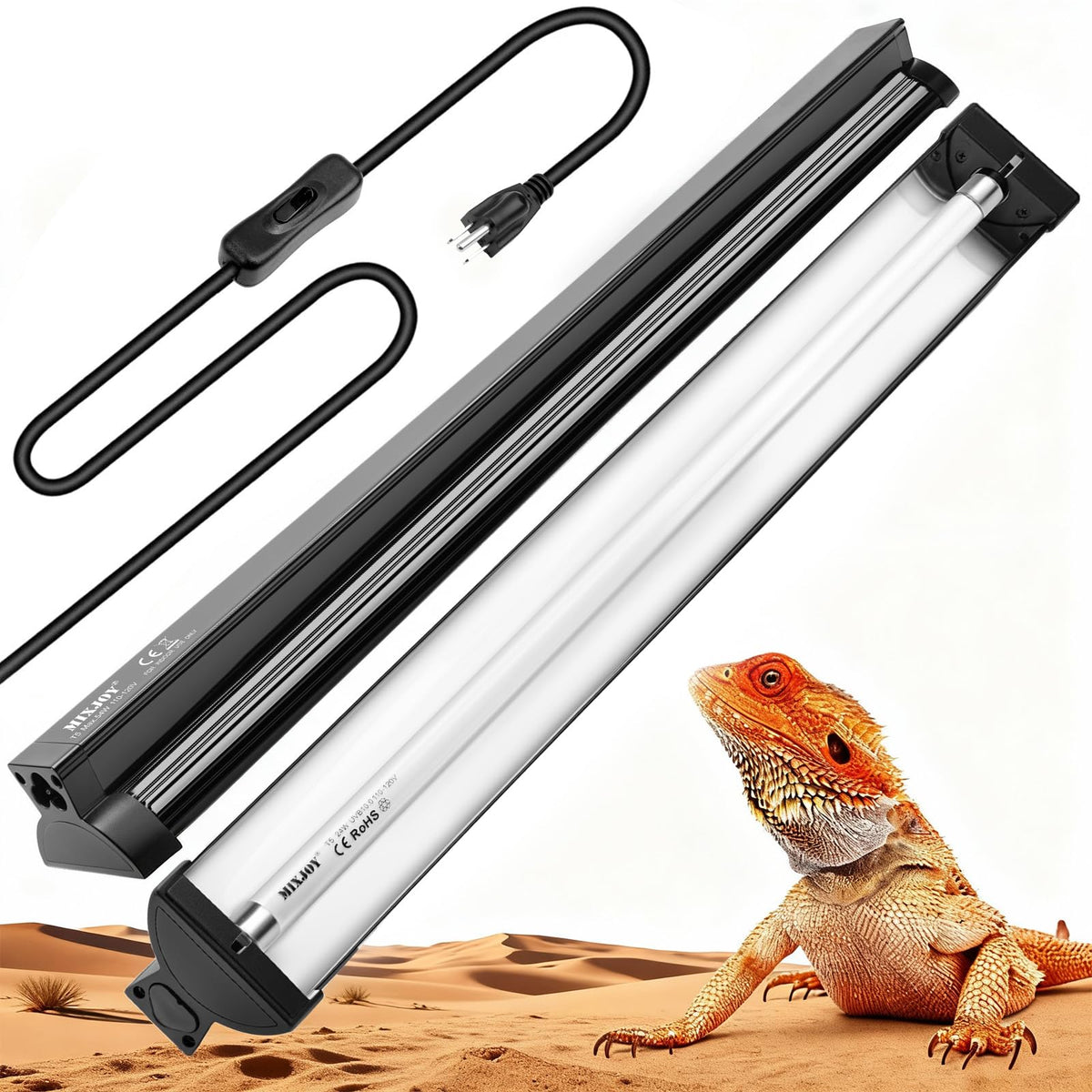 24W 10.0 UVB Reptile Light Kit Q645304