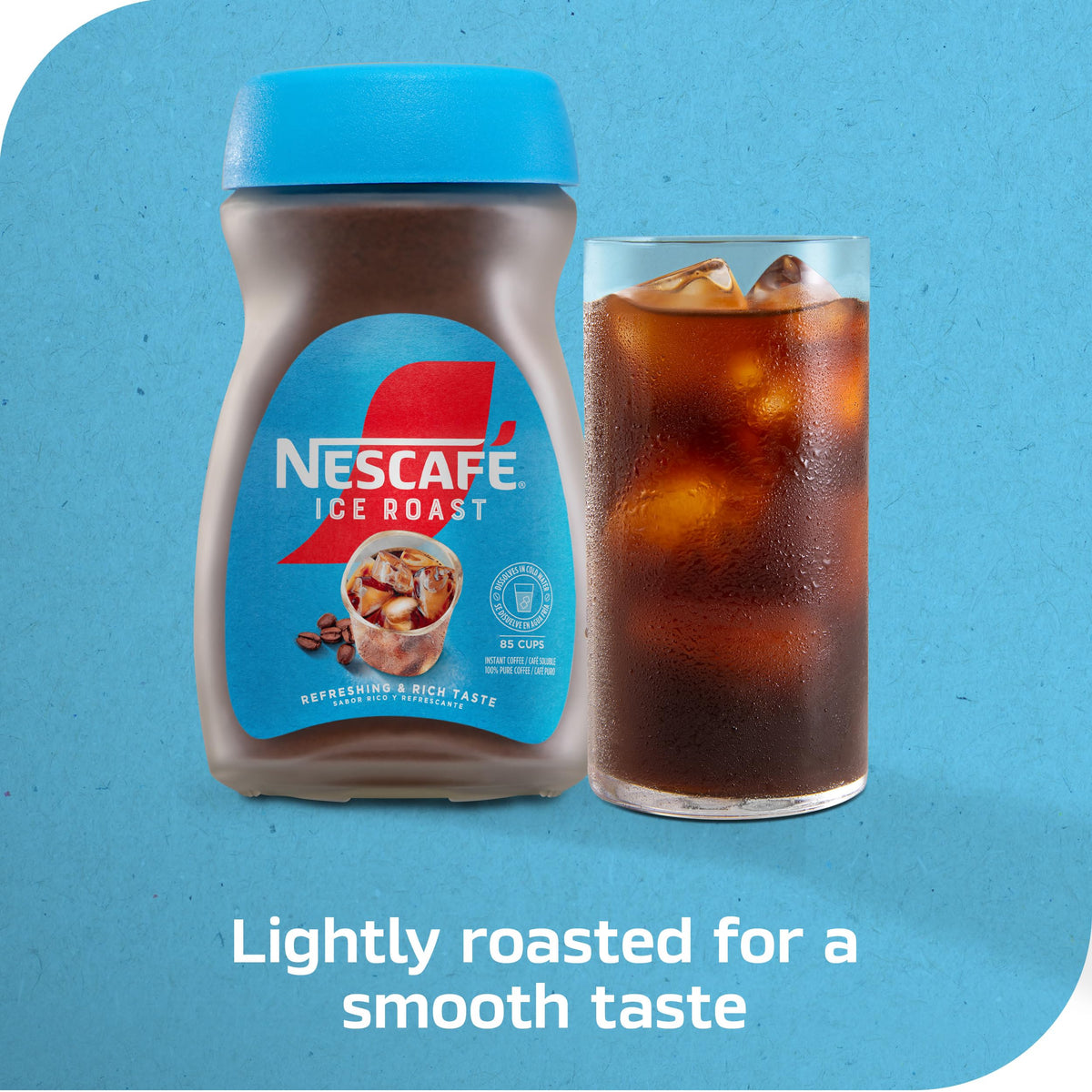 Instant Iced Coffee, 2 Jars 6 oz T7952