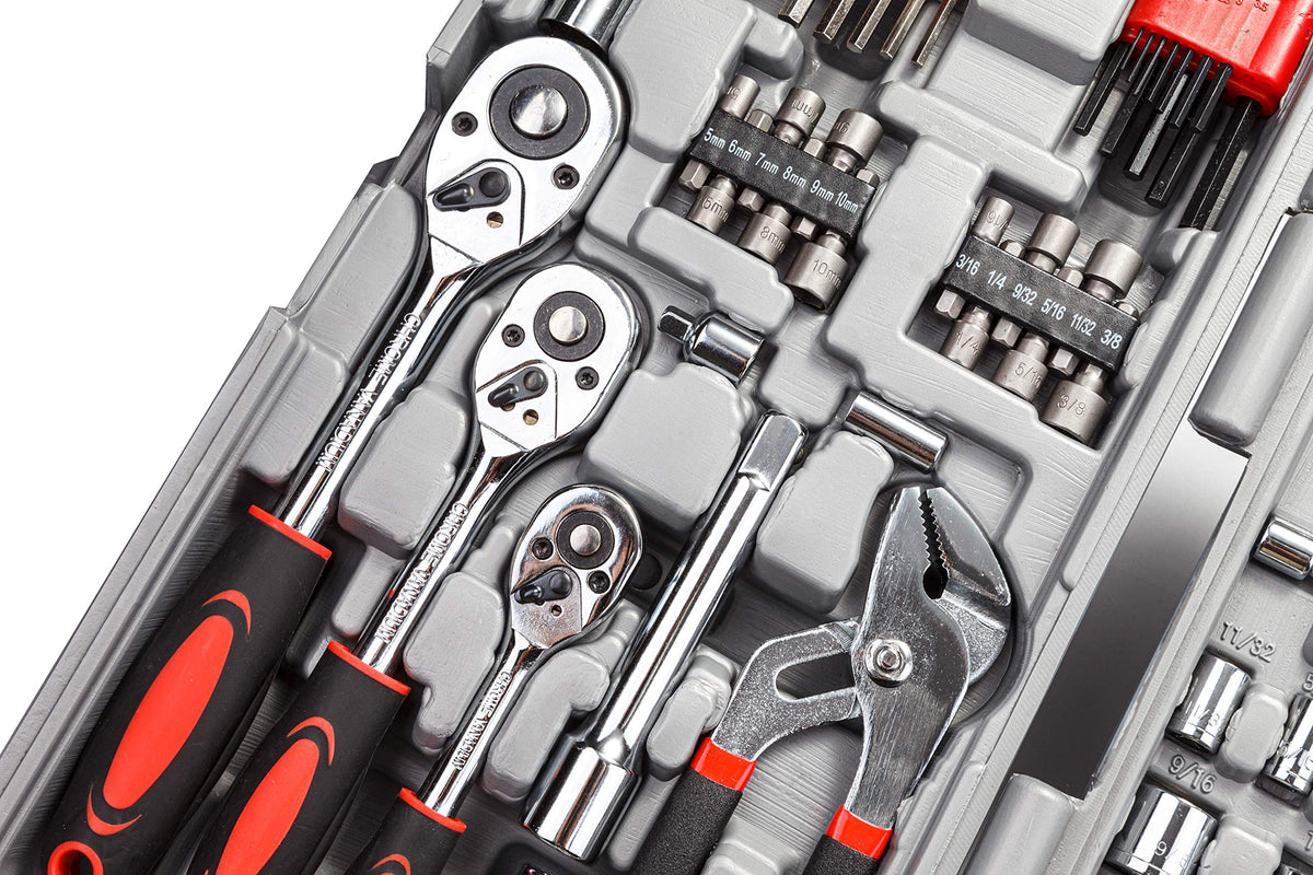 205-Piece Ratchet Wrench Tool Set V56663